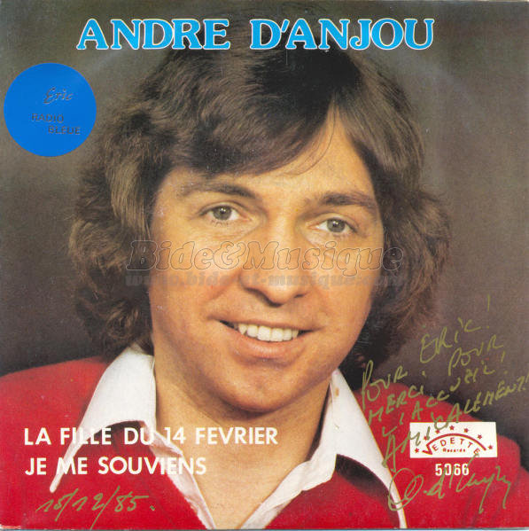 André d'Anjou - Calendrier bidesque