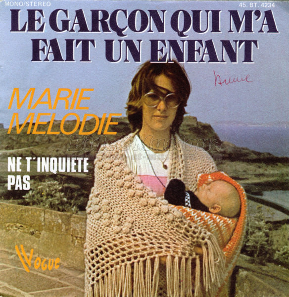 Marie Mélodie - garçon qui m'a fait un enfant, Le