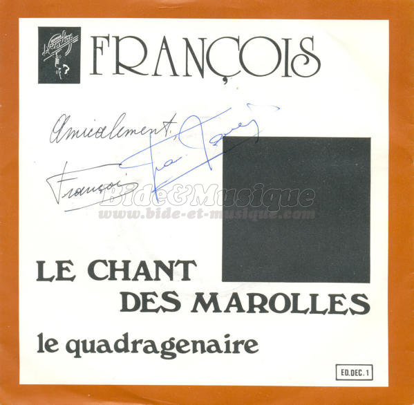 François - Le chant des Marolles