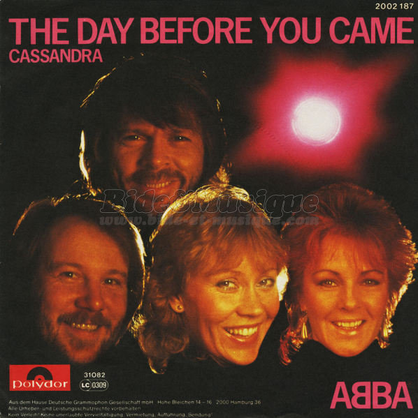 ABBA - The day before you came