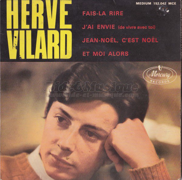 Hervé Vilard - C'est la belle nuit de Noël sur B&M