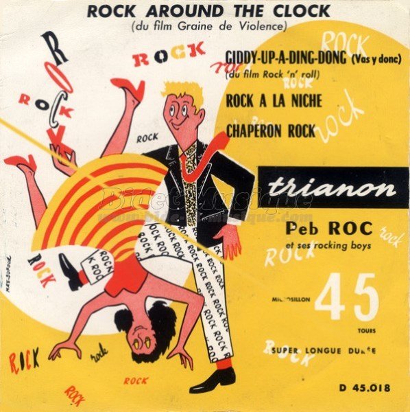 Peb Roc et ses Rocking Boys - Années cinquante
