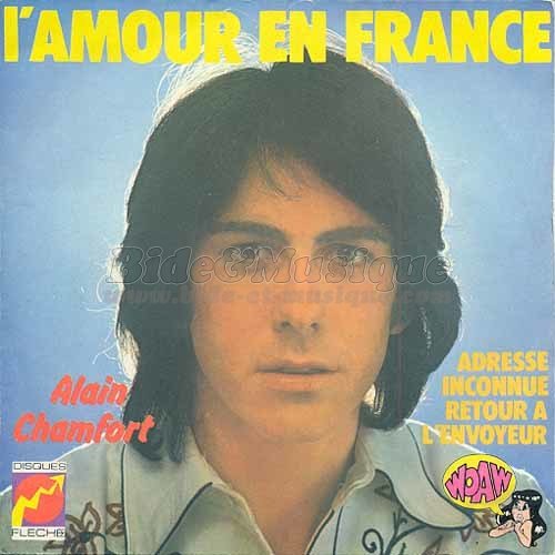 Alain Chamfort - Adresse inconnue, retour à l'envoyeur