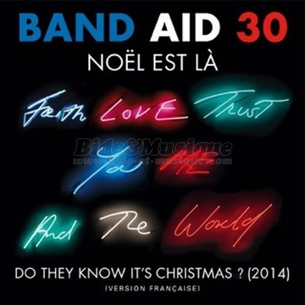 Band Aid 30 - C'est la belle nuit de Noël sur B&M