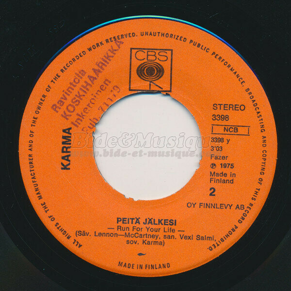 Karma - Peitä jälkesi