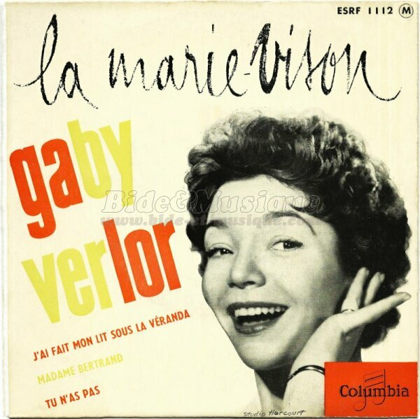 Gaby Verlor - Années cinquante