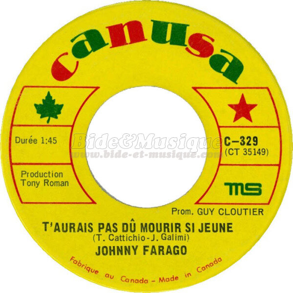 Johnny Farago - Mort-Bide