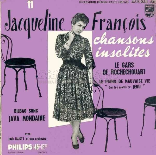 Jacqueline Francois - Années cinquante