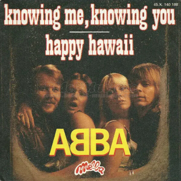 ABBA - Knowing me, Knowing you