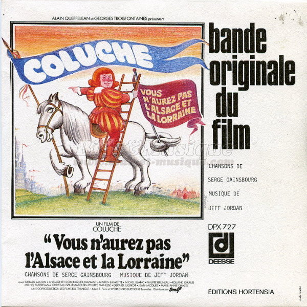 Olivier Constantin - Acteurs chanteurs, Les
