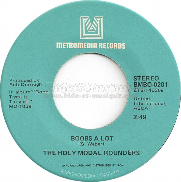 Holy Modal Rounders, The - 70'