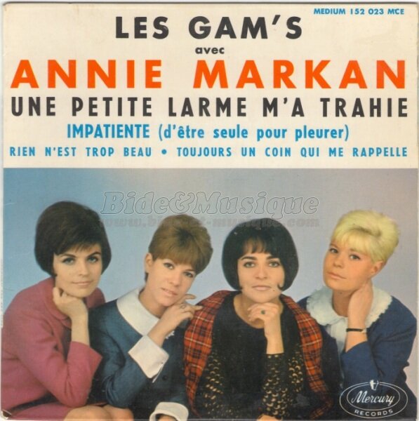 Gam's avec Annie Markan, Les - Chez les yé-yé