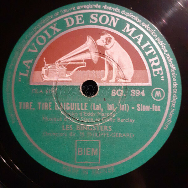 Bingsters, Les - Années cinquante