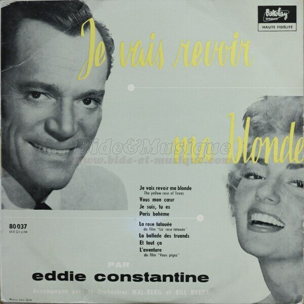 Eddie Constantine - Années cinquante