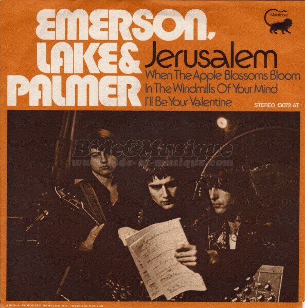 Emerson, Lake & Palmer - Biddish et Musique