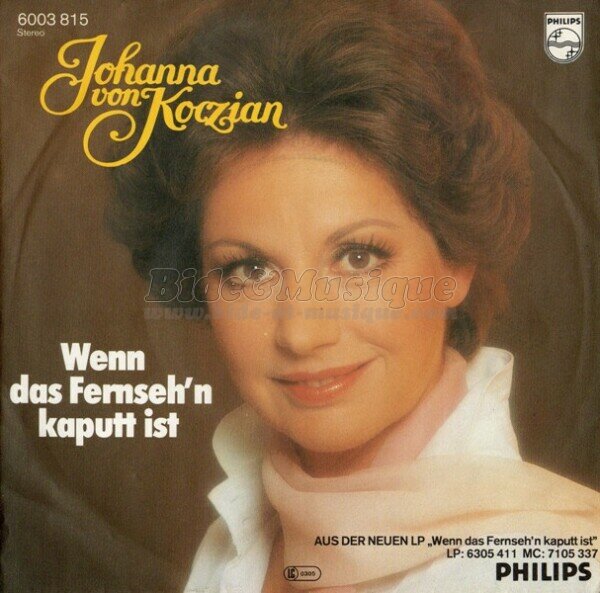 Johanna von Koczian - Spécial Allemagne (Flop und Musik)