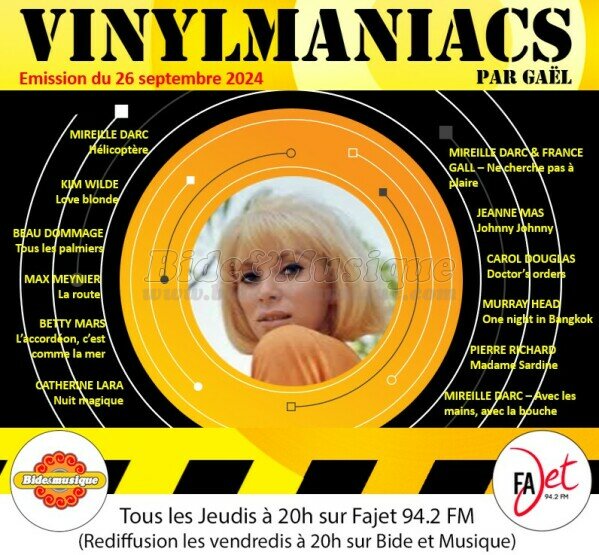 Vinylmaniacs - Emission n°319 (26 septembre 2024)