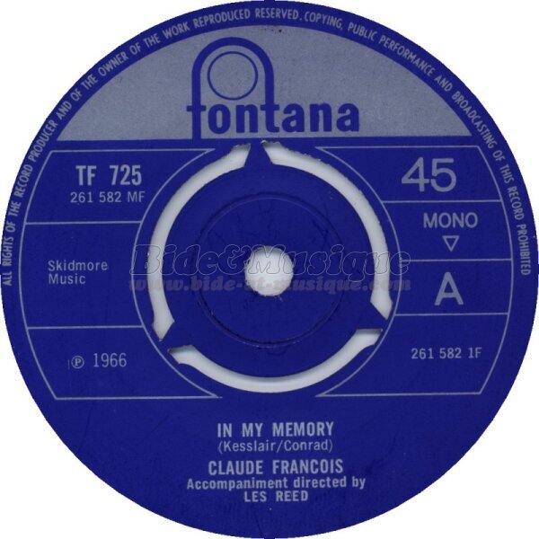 Claude François - In my memory