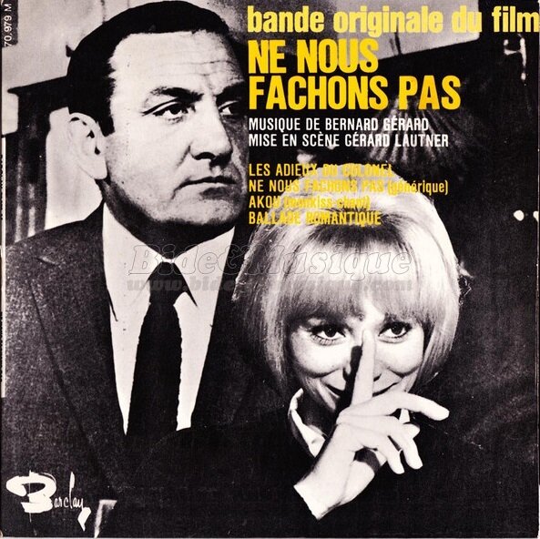 Bernard Gérard - Ne nous fâchons pas