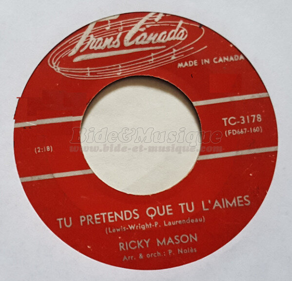 Ricky Mason - V.O. V.F. (version anglophone)