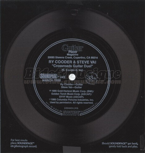 Ry Cooder & Steve Vai - Head-Cuttin' Duel (from Crossroads)