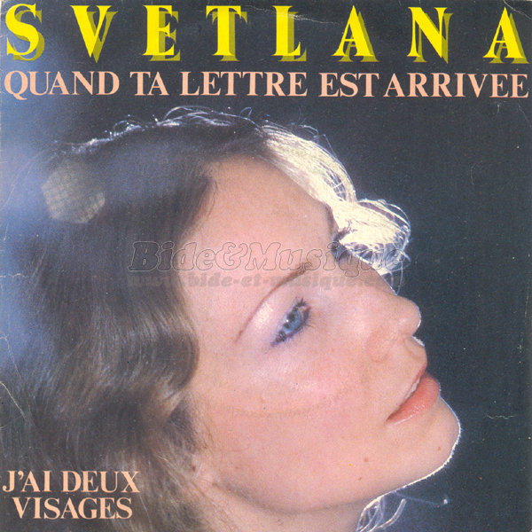 Svetlana - Quand ta lettre est arrivée