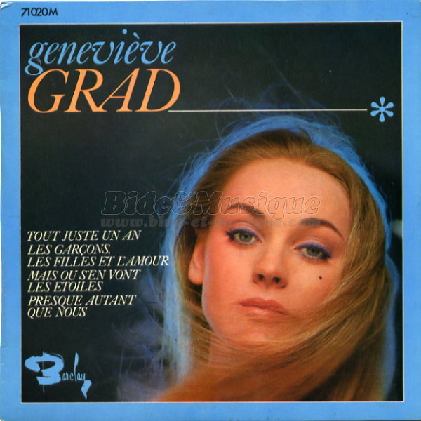 Geneviève Grad - Acteurs chanteurs, Les