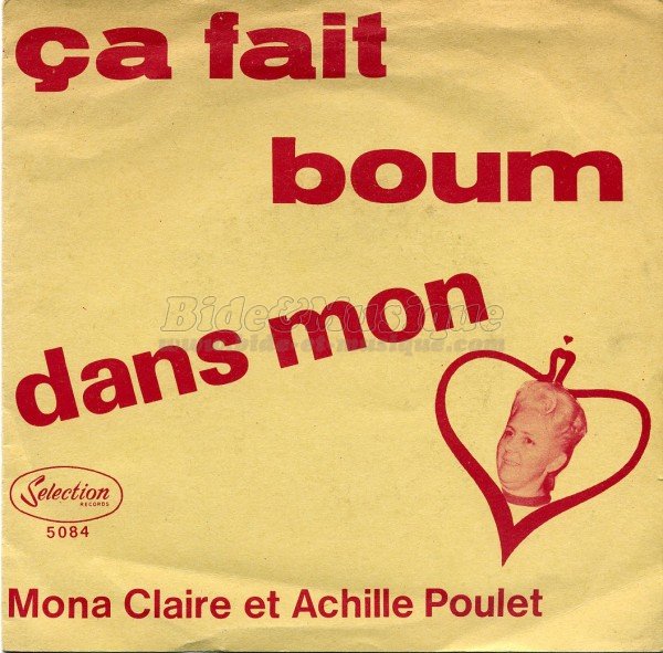 Mona Claire et Achille Poulet - Ça fait boum dans mon c&oelig;ur