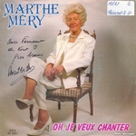 Marthe M�ry - Oh je veux chanter