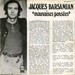 Pochette de Jacques Barsamian - Mauvaises pensées