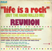 Pochette de Reunion - Life is a Rock (But the radio rolled me)